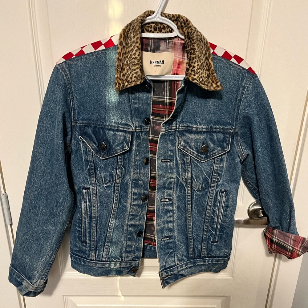 Herman Market patchwork denim jacket ✨ - Picture 4 of 14